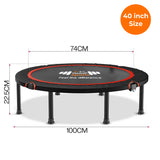 Foldable Mini Trampoline for Adults – 40/48 Inch Rebounder | Home Gym | FK Sports