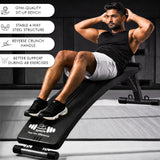 Adjustable Foldable Sit-Up & Weights Bench – 6 Level Incline Ab & Bench Press Bench