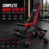 Adjustable Foldable Workout Bench for Home Gym With adjustable dumbbell | FK Sports