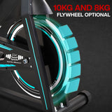 Exercise Bike Cardio Cycle Indoor Training LCD Screen 8KG-10Kg Flywheel Optional Fitness Gym