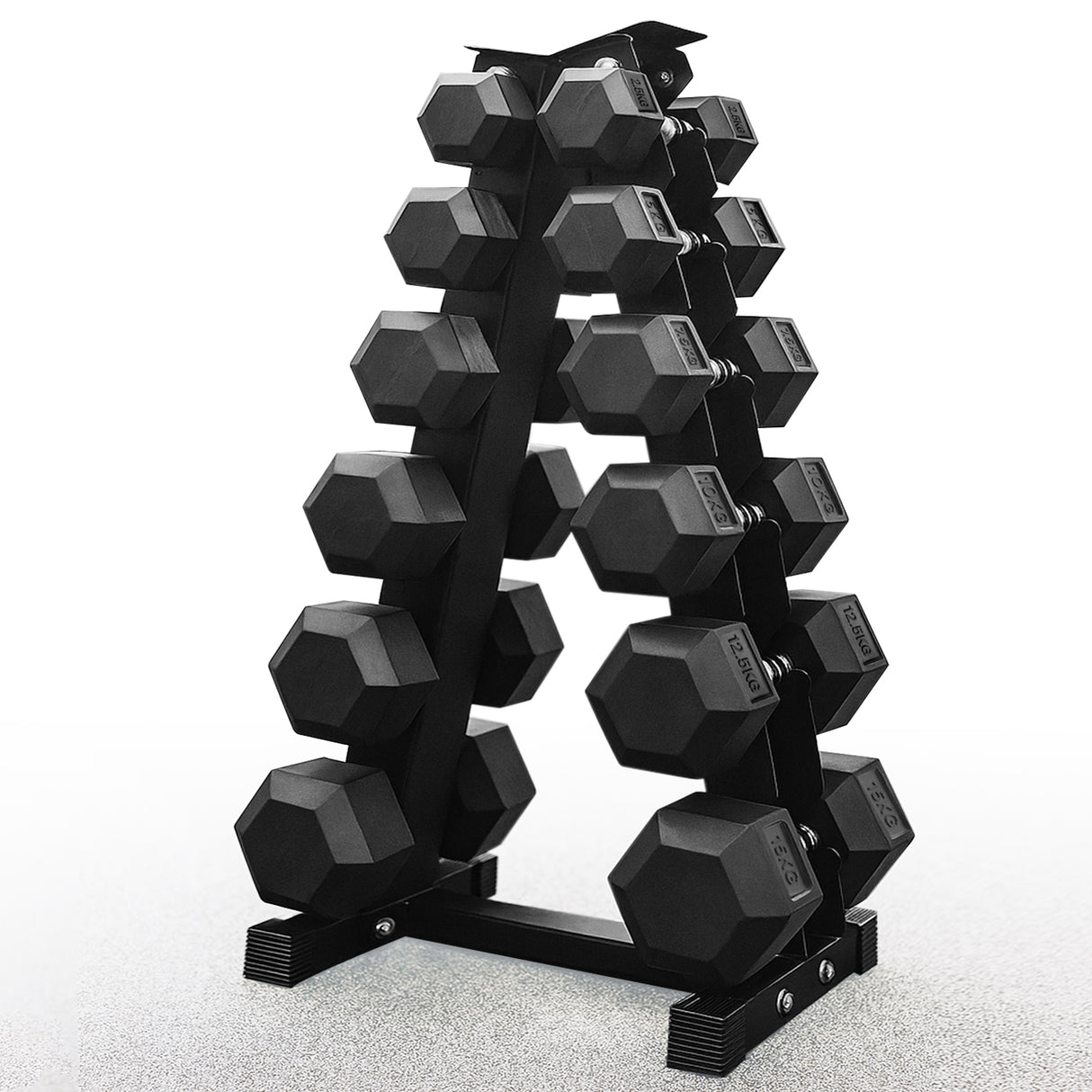 6 Tier Hex Dumbbell Tree Rack