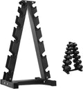 FK Sports 6-Tier Heavy Duty Dumbbell Rack – 360kg Capacity Steel A-Frame Weight Stand