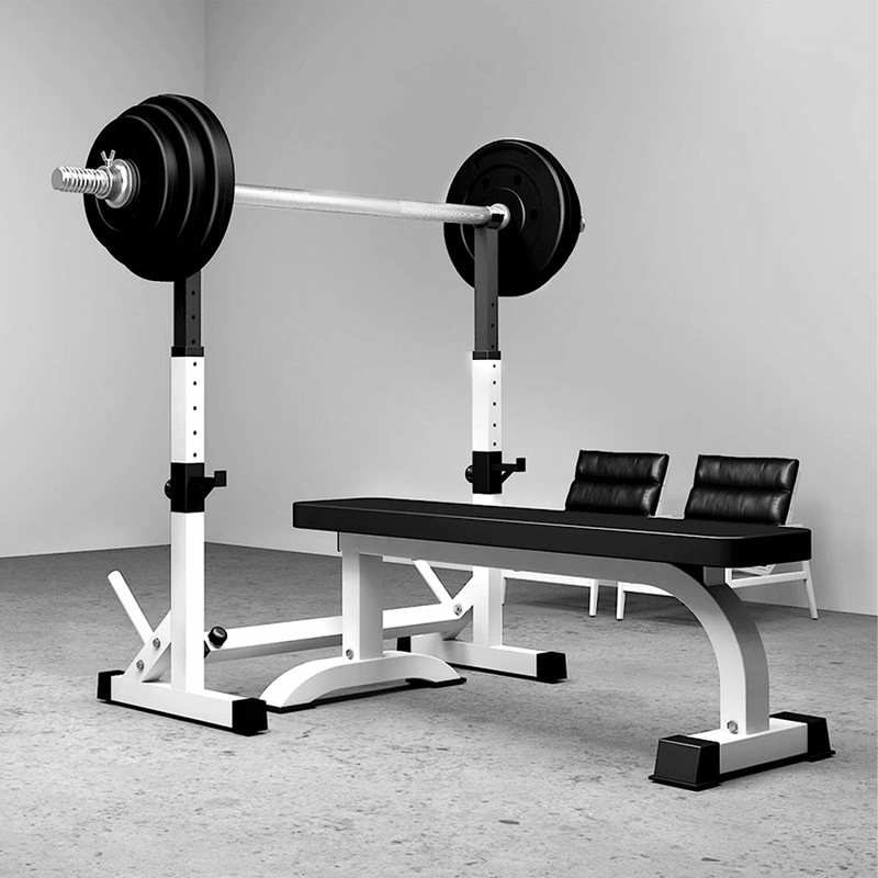 Adjustable Barbell Rack Weight Lifting Bench Press Home Gym UK FK Sports