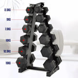 6 Tier Hex Dumbbell Tree Rack