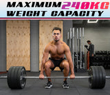 Weight Plates 2" Hole Olympic Barbell Cast Iron Weights Set Disc Dumbbell 170 KG
