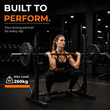 Heavy-Duty Adjustable Squat Rack – Barbell Stand for Home Gym Bench Press & Lifting