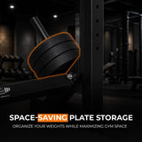 Heavy-Duty Adjustable Squat Rack – Barbell Stand for Home Gym Bench Press & Lifting