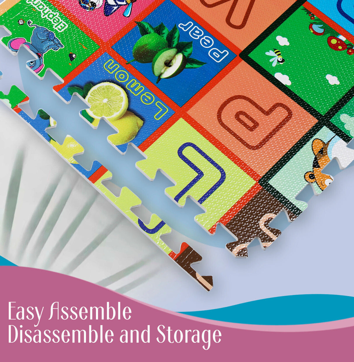 Kids EVA Mat Interlocking Soft Foam Floor Tiles