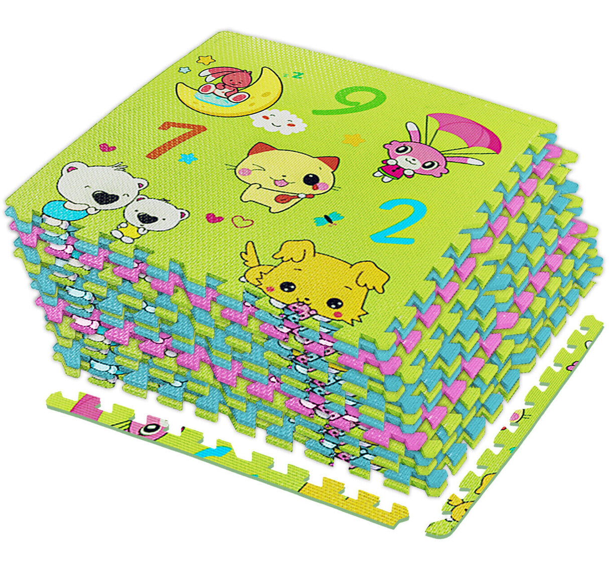 Kids EVA Mat Interlocking Soft Foam Floor Tiles