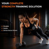 Hex Dumbbell Set – Rubber Coated Dumbbells 2.5kg–20kg | FK Sports