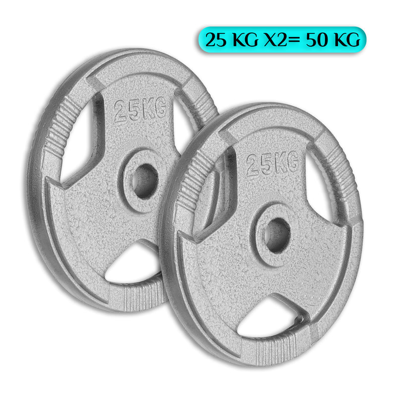 Olympic 2" Cast Iron Weight Plate 25kg - FK Sports