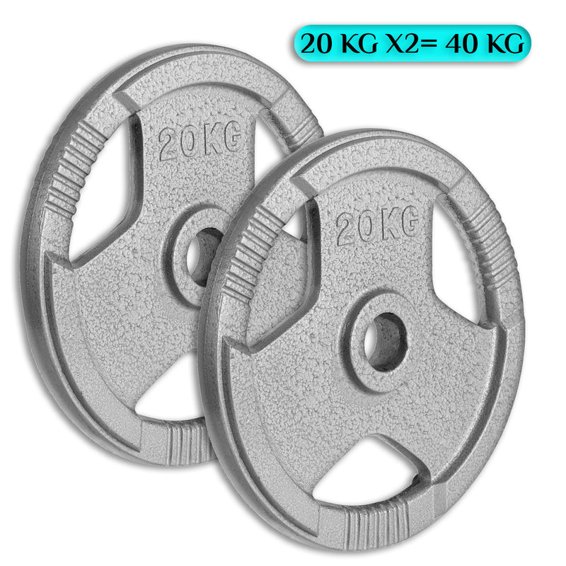 Olympic 2" Cast Iron Weight Plate 20kg - FK Sports