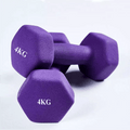 FK Sports Neoprene Dumbbell Set – Soft Coated Free Weights for Home Gym