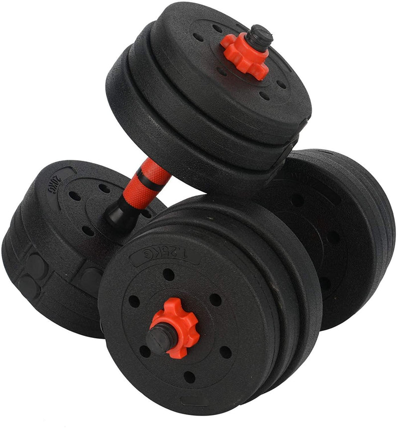 20kg Adjustable Dumbbells Barbell Set - FK Sports