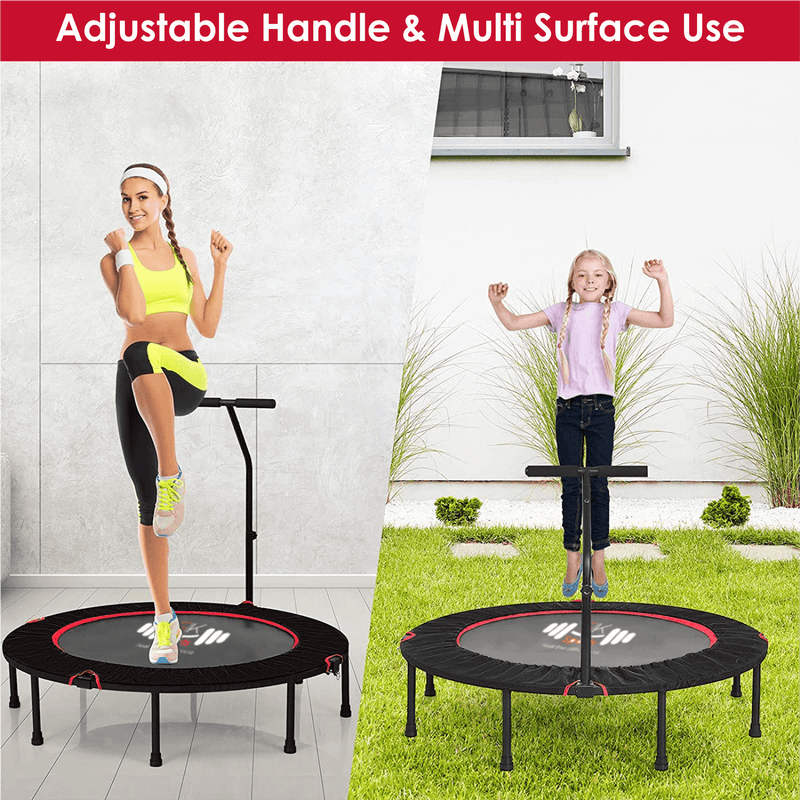 Mini Trampoline 40/48 inch with T bar Handle - FK Sports