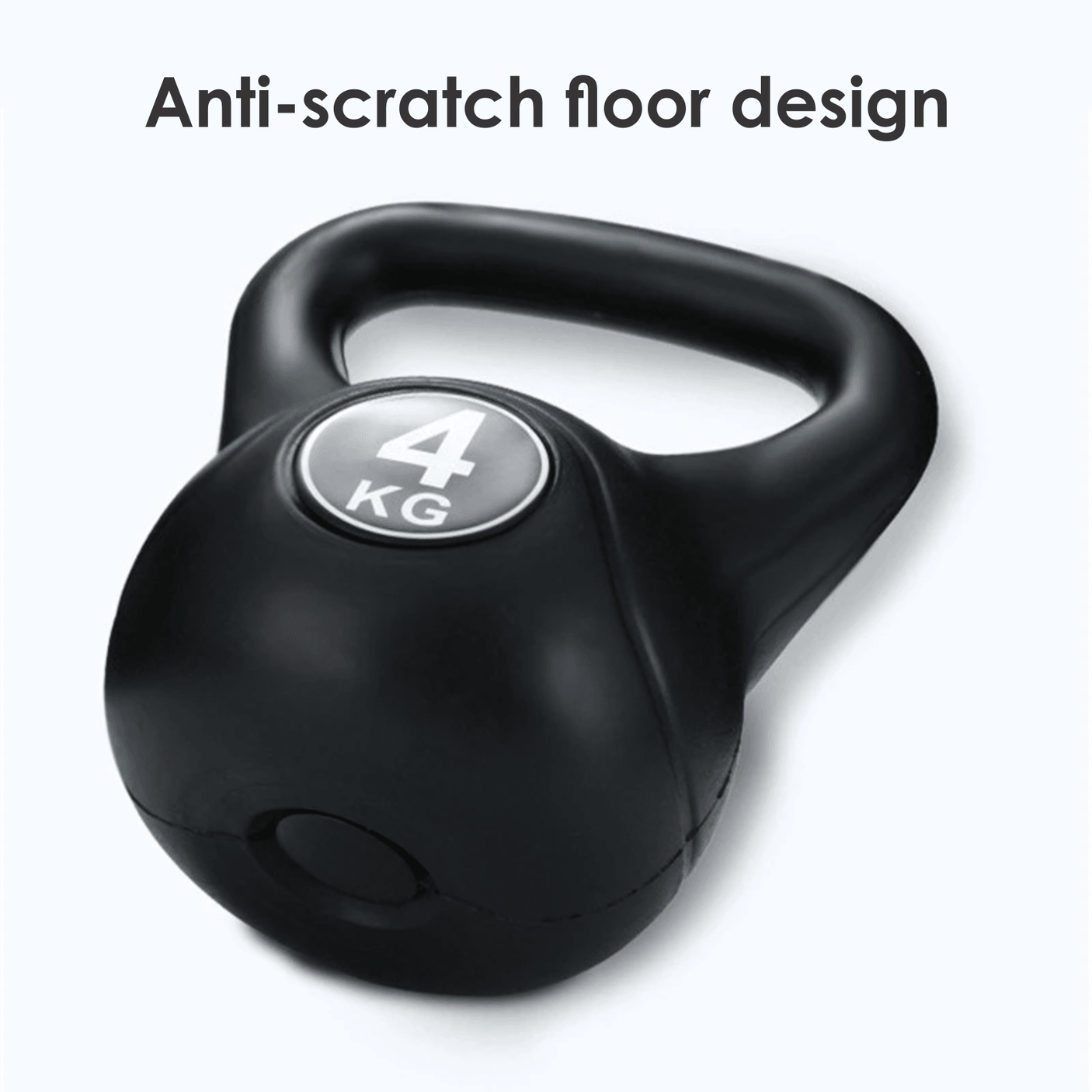 Buy 6KG Vinyl Kettlebell – Cast Core Non-Slip Strength Weight | FK Sports