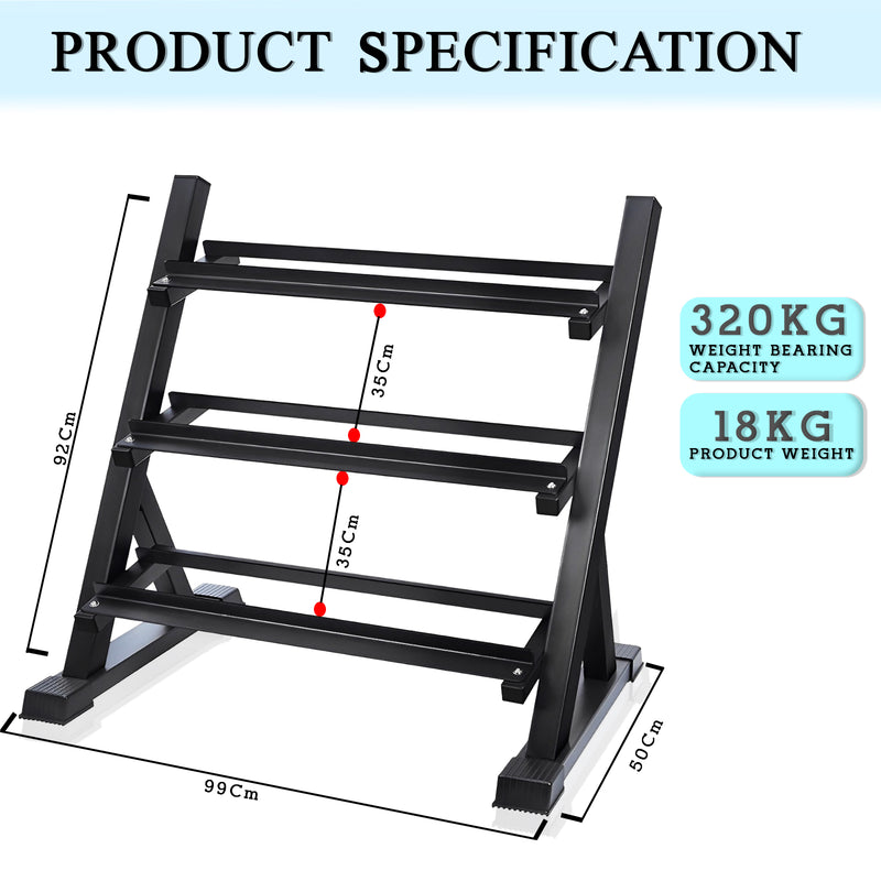 heavy duty dumbbell rack specification - FK Sports