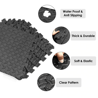 Eva Interlocking Mats Leaf Pattern specification