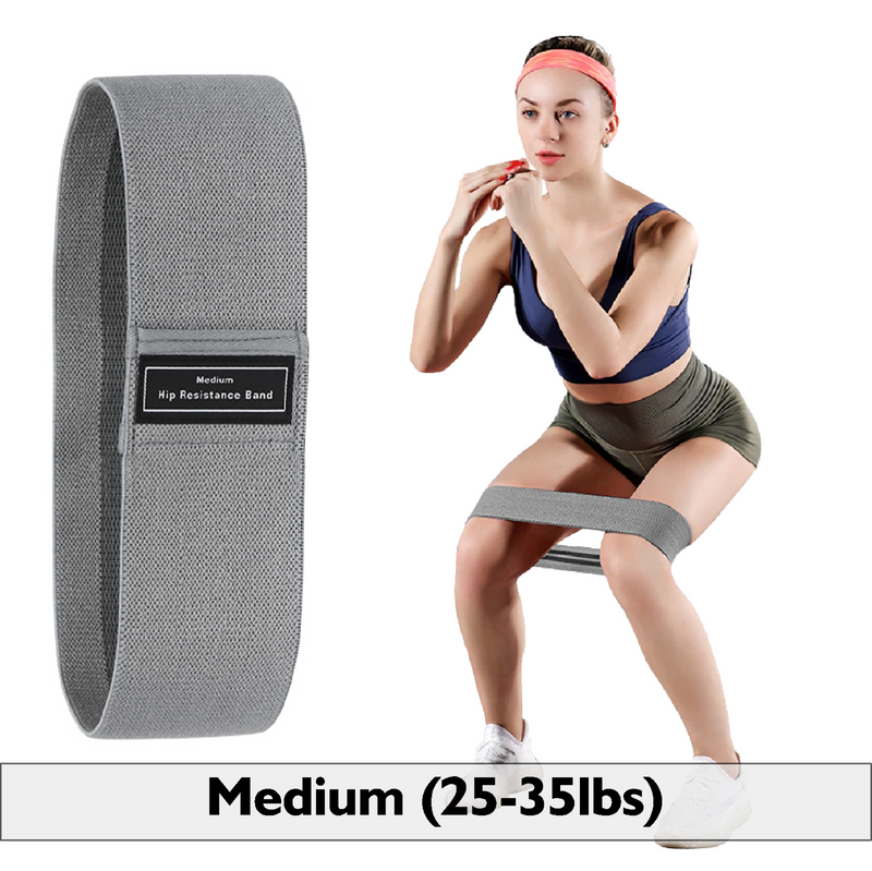 grey Fabric Resistance Bands - FK Sports