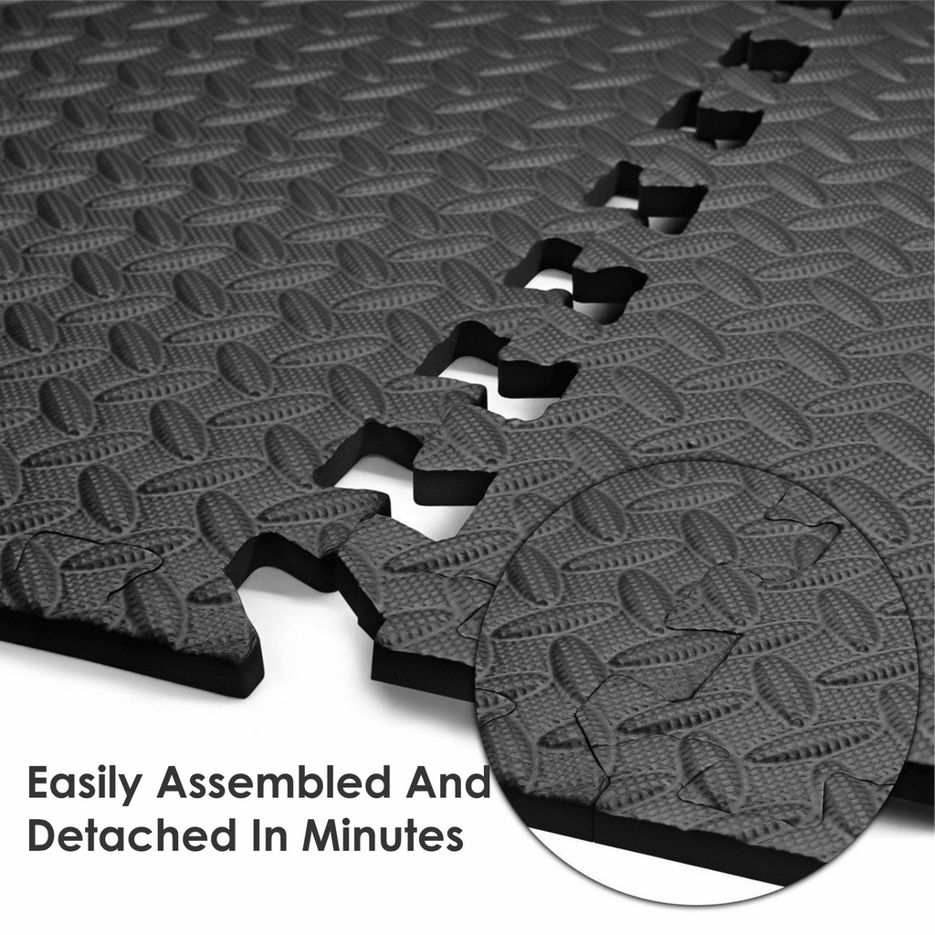 Eva Interlocking Mats Leaf Pattern 60x60 Eva Mats FK Sports