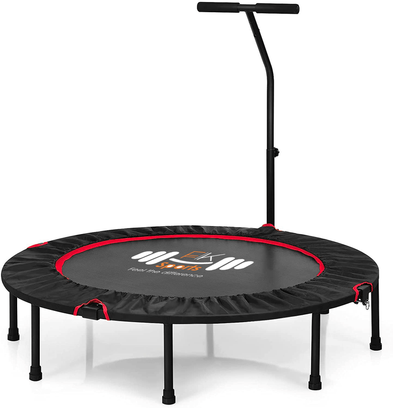 Fitness Mini Trampoline 40 48 inch with T bar Handle FK Sports
